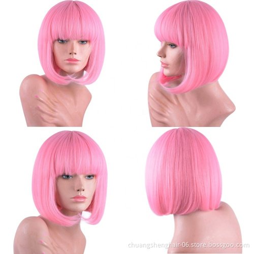 Acceptable customization bob with synthetic women afro braided deep wave brazillian blonde wig for coily wholesale headband wigs